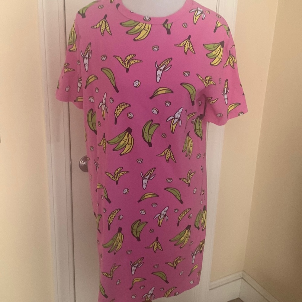 Tee Dress in Banana